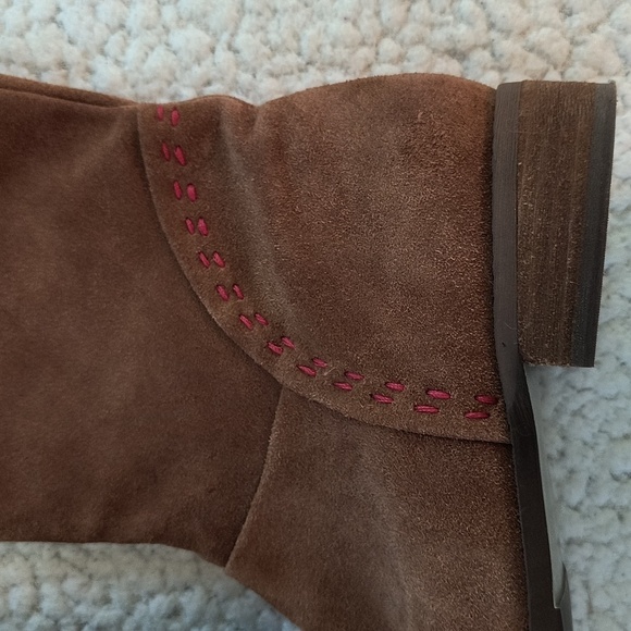 Nine West Take it Easy Suede Vintage American Collection Boots Size 6M - Picture 4 of 9